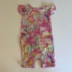 Posh Peanut Joplin Shortie Ruffle Romper - 9-12 months